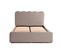 Kahlo - Lit Coffre - 140x190 - En Velours - Sommier Inclus