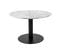 Valverde - Table Basse Ronde - Effet Marbre - Noir - 70 Cm