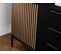 Savanna - Buffet Bas - Bois Et Noir - 150 Cm