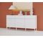 Sofia - Buffet Bas - Blanc - 165 Cm