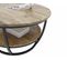 Corazon - Table Basse - Bois Et Noir - 86 Cm