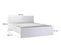 Hayato - Lit - 160x200 - Sommier Inclus - Bois Et Blanc