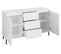 Girona - Buffet Bas - Blanc - 153 Cm