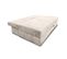 Canapé Droit Convertible 3 Places Lucina En Velours Beige