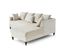 Canapé Angle Droit Convertible 4 Places Flamingo En Velours Beige