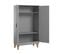 Armoire 2 Portes Lounge - Gris