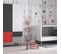 Armoire 2 Portes Concept - Rouge