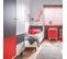 Armoire 2 Portes Concept - Rouge