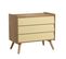 Lit Évolutif 70x140 Et Commode à Langer Vintage - Bois Beige