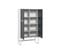 Petite Armoire 2 Portes Nest - Blanc Gris