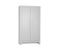 Lit Bébé 60x120 Et Armoire 2 Portes Calmo - Gris