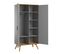 Armoire 2 Portes Nautis - Gris