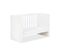 Lit Bébé 60x120 Et Commode à Langer Amelia White - Blanc