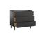 Lit Bébé 60x120 Et Commode À Langer Cute - Noir