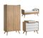 Chambre Complète Évolutive 70x140 Vintage - Bois Blanc