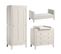 Chambre Complète Évolutive 70x140 1 Porte Milenne - Blanc