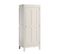 Lit Évolutif 70x140 Et Armoire 1 Porte Milenne - Blanc