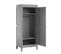 Commode 3 Tiroirs Et Armoire 1 Porte Milenne - Gris