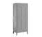 Commode 3 Tiroirs Et Armoire 1 Porte Milenne - Gris