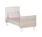 Lit Évolutif 70x140 Et Commode 3 Tiroirs 1 Porte 3 Niches Happy - Blanc Et Bois