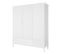 Armoire 3 Portes 2 Tiroirs Bianka - Blanc