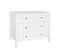 Commode 3 Tiroirs Allpin - Blanc