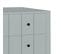 Commode 3 Tiroirs Allpin - Gris