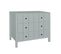 Commode 3 Tiroirs Allpin - Gris