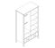 Armoire 2 Portes 2 Tiroirs Allpin - Gris