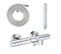 Grohe Mitigeur Bain Douche Precision Get Avec Douchette 1jet Vitalio Joy Cube Et Flexible 200cm