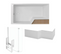 Pack Baignoire Bain Douche 160 X 90  Jacob Delafon Neo Version Gauche + Tablier + Pare Bain Chromé