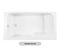 Baignoire Bain Douche Jacob Delafon Malice Antidérapante + Tablier Angle 160 X 85 Gauche