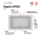 Baignoire Bain Douche Jacob Delafon Capsule, Compacte + Pare Bain En Niche 120 X 80 Cm