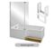 Pack Baignoire Bain Douche Antidérapante 180 X 90 Jacob Delafon Neo Blanc Mat - V.gauche + Pare Bai