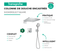 Colonne De Douche Encastrée Thermostatique Hansgrohe Showerselect Square Chromé + Nettoyant Briochi