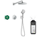 Colonne De Douche Thermostatique Encastrée Hansgrohe Showerselect S Chromé + Nettoyant Briochin