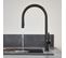 Robinet De Cuisine Avec Douchette Hansgrohe Talis M54 210 Noir Mat + Nettoyant Briochin