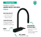 Robinet De Cuisine Avec Douchette Hansgrohe Aquno Select M81 170 Sbox 3 Jets Noir Mat + Nettoyant B