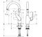 Robinet De Cuisine Focus M42 220 Chromé + Nettoyant Briochin