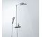 Colonne De Douche Thermostatique Hansgrohe Raindance Select E 3 Jets Chromée + Nettoyant Briochin