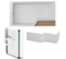 Pack Baignoire Bain Douche 160 X 90 Jacob Delafon Neo Version Gauche + Pare Bain Noir Mat + Tablier