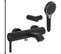 Pack Mitigeur Baignoire Mécanique Villeroy Et Boch Dawn Two Matt Black Avec Ensemble