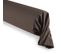 Taie De Traversin 45 X 185 Cm / 100% Coton 57 Fils/cm² - Choco