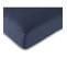 Drap Housse Bleu Marine 140 X 190 Cm / 100% Coton / 57 Fils/cm²