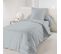 Housse De Couette Gris Perle 140 X 200 Cm / 100% Coton / 57 Fils/cm² Pour Lit 1 Place