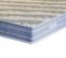 Maxi Bamboo 140x190 Matelas Mousse Tissu Bambou - Hauteur 24 Cm - Soutien Ferme