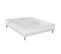 Ensemble Matelas Latex 140x210 Cm Morphozone 160 + Sommier Tradition+ Pieds