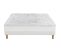 Ensemble Matelas Latex 110x190 Cm Morphozone 180 + Sommier Tradition+ Pieds