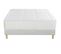 Ensemble Matelas Ressorts 140x220 Cm - Spring 1200 Très Ferme, Sommier Tradition Graphic Et Pieds