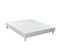 Ensemble Matelas Ressorts 140x220 Cm - Spring 1200 Très Ferme, Sommier Tradition Graphic Et Pieds